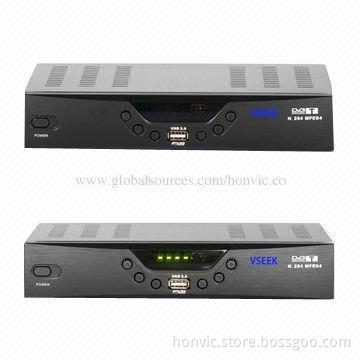 DVB T2 Receivers with One USB2.0 HDMI, MPEG-4/H.264 DVB-T2, 200-240V AC Input Voltage